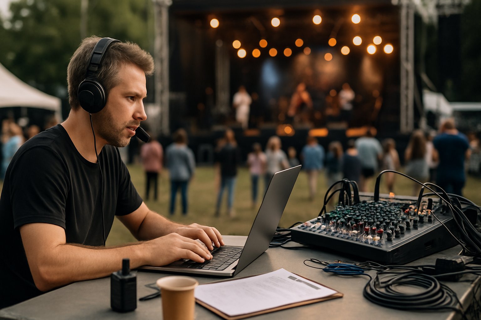 Produção de shows e festivais: diferenças essenciais que influenciam o sucesso